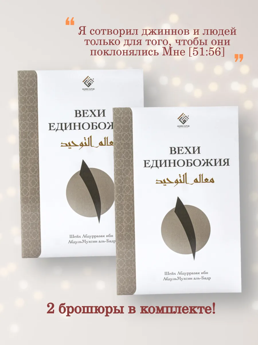 Комплект из 2 шт.: Вехи единобожия