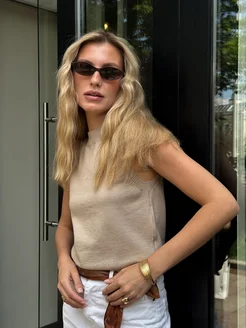 Топ вязаный под пиджак